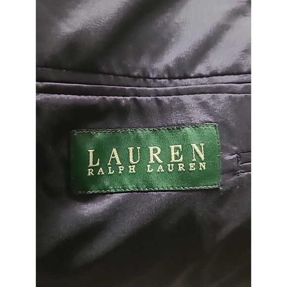 Lauren Ralph Lauren Blazer Mens 42L Dark Blue Gold Metal Buttons Sportscoat - Picture 9 of 16